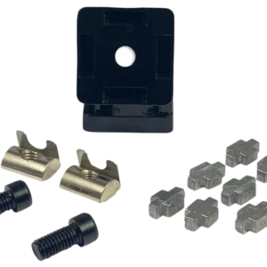 40x40mm (1.57" x 1.57") Flexible Pivot Joint Connector — For 8mm (0.31") Slot Aluminium Extrusion