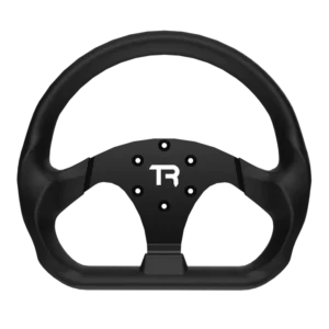 330mm/13" Flat-Bottom GT Sim Racing Wheel – Aluminium with Durable Silicon Hand Grips