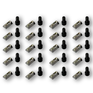 Hex Bolt and Ball-bearing Nut for 8mm T-Slot - Set of 10 or 20