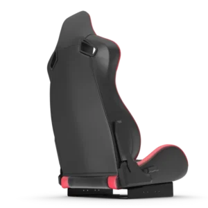 Recliner Sim Racing Seat — Premium Leather/Alcantara-Style Adjustable Seat