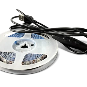Trak Racer 2m LED Strip Light Set with 1m USB Cable – 3m Total Length Per Strip (Set of 2)