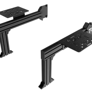 Flight Sim Control Mounts with 2 Side Supports for all Aluminum Cockpits