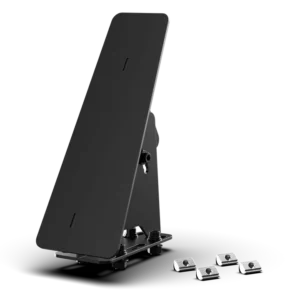 Universal Sim Racing Footrest — Left Foot Rest for Extrusion & Pedal Plate Mounting