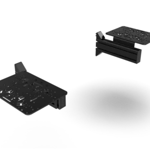 Flight Sim Control Mounts with 2 Side Supports for all Aluminum Cockpits