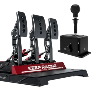 Simagic P1000-3 Pedal Set, DS-8X Shifter & TB-1 Handbrake Bundle