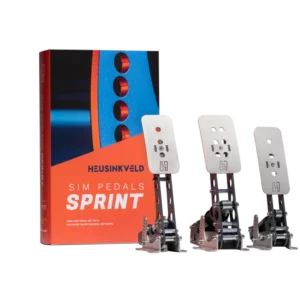 Heusinkveld Sprint 3-Pedal Set (Black) – Professional Sim Racing Brake, Throttle & Clutch | Load Cell Precision