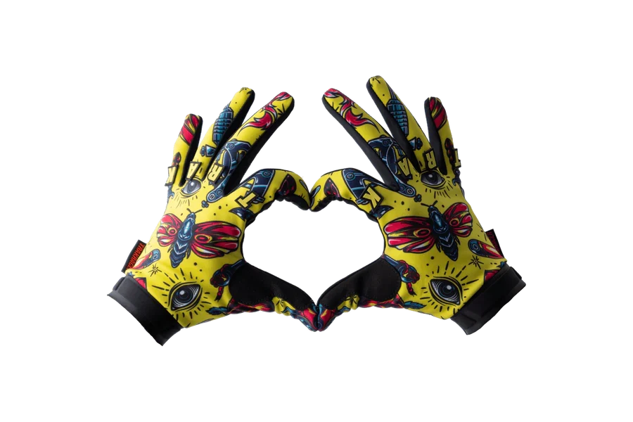 Trak Racer Multi-Use Sim Racing Gloves – Yellow
