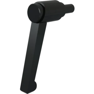Set of 2 8mm Screw with Black Aluminium Handle